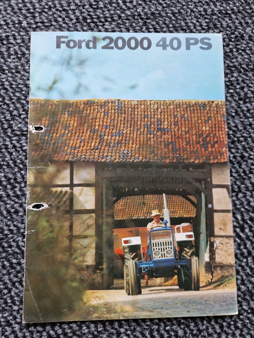 Ford Trattori: Original Prospekt Ford 2000 Traktor – Usato da Dürnten venduto da Bachtel84