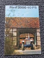 Original Prospekt Ford 2000 Traktor