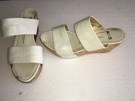 Kennen und Schmenger Sandalen Plateau 37 weiss