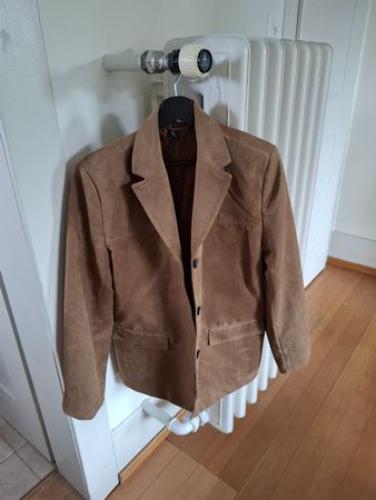 Blazer im Wildlederstil
