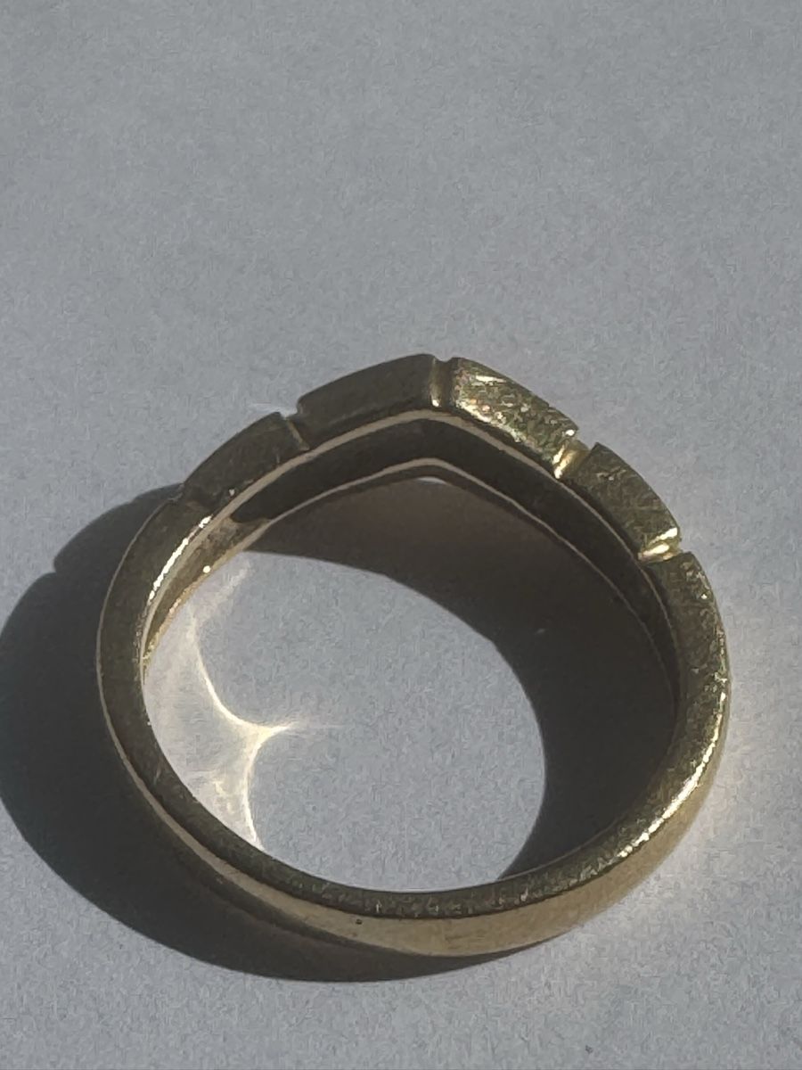 Anelli: 18k Goldering mit Diamanten – Usato da Zürich venduto da Reutener01 1