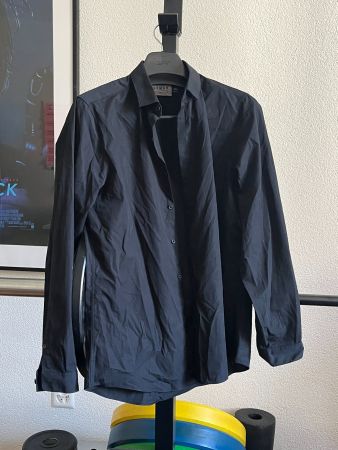 Topman Hemd schwarz (40-42 / US: L / Fit Chest, 101-106 cm)