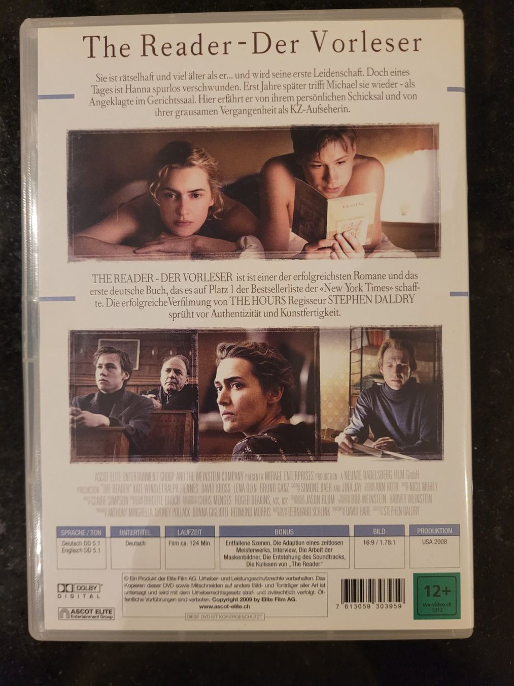 Tutti i DVDs: Der Vorleser DVD – Usato da Fehraltorf venduto da uncle_bob 1