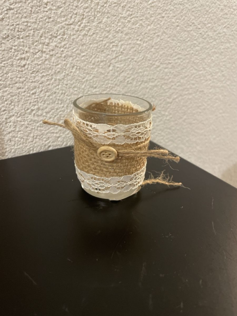 Tutte le decorazioni: Rustikales Teelicht Glas "bagatelles d'Esther" – Nuovo (secondo la descrizione) da Arbon venduto da llaauraa