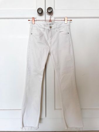 Jean blanc bootcut Mango femme - Taille 32