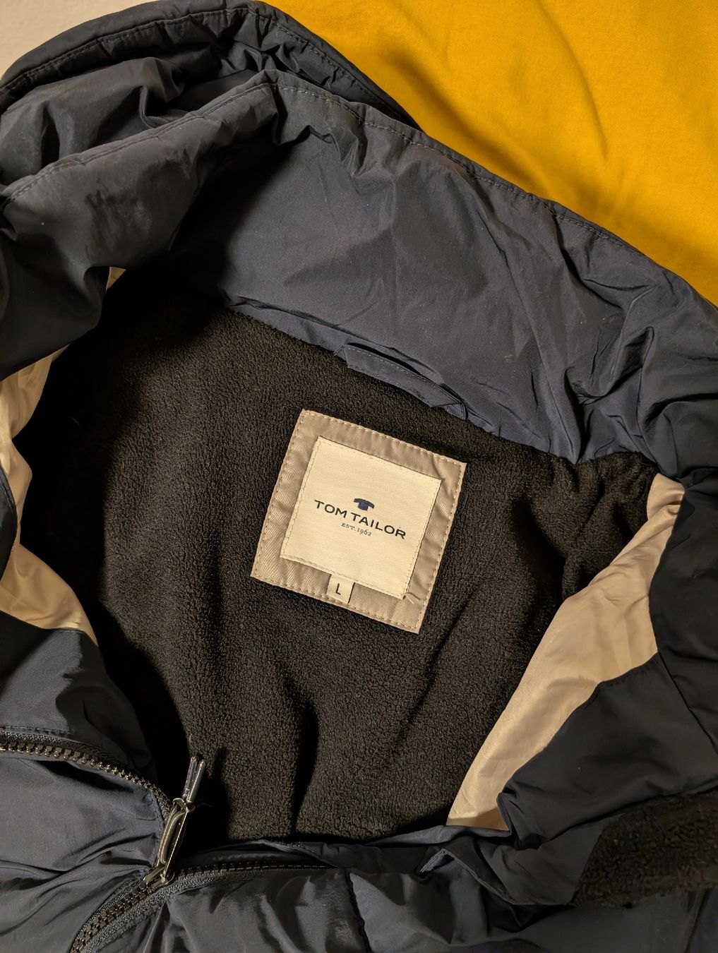Tom Tailor Giacche: Tom Tailor Winterjacke, Grösse L, Dunkelblau/Navy – Usato da Wädenswil venduto da macik 3