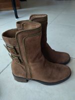 Bottines What For en daim extérieur/cuir intérieur, 36 neuve