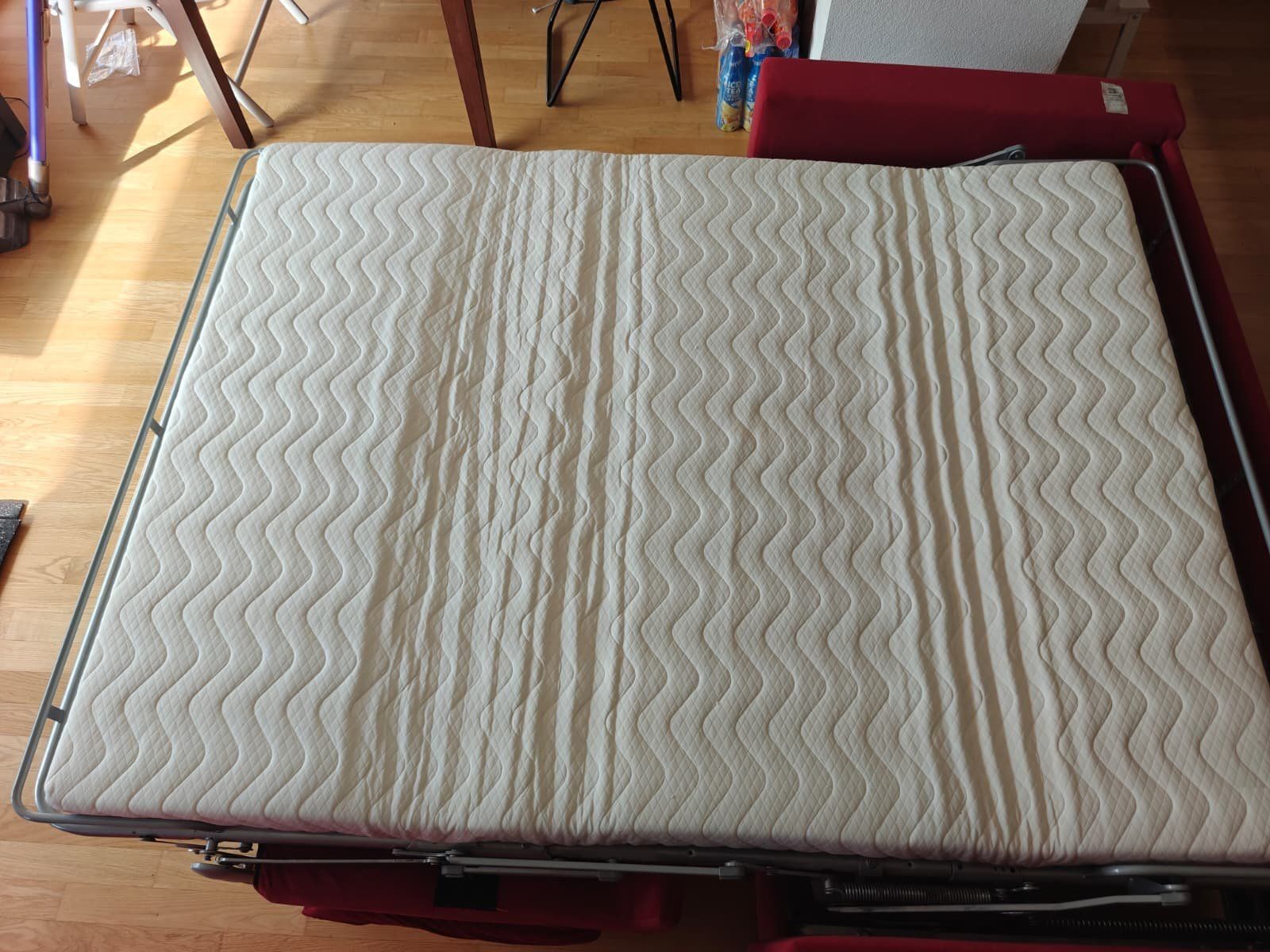 Sofas: Schlafsofa Rapido bordeaux, Bettfunktion 140x190cm – Gebraucht aus Zürich von AndBuk 4