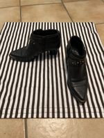 Bottines femme cuir noir pointure 38 bon état