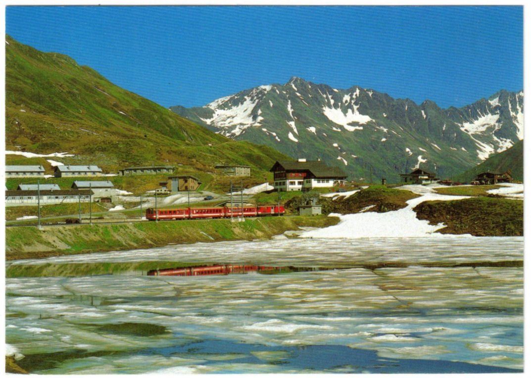 Cartoline postali: Oberalp - mit Skilift Calmut – Usato da Binningen venduto da Mountainrider