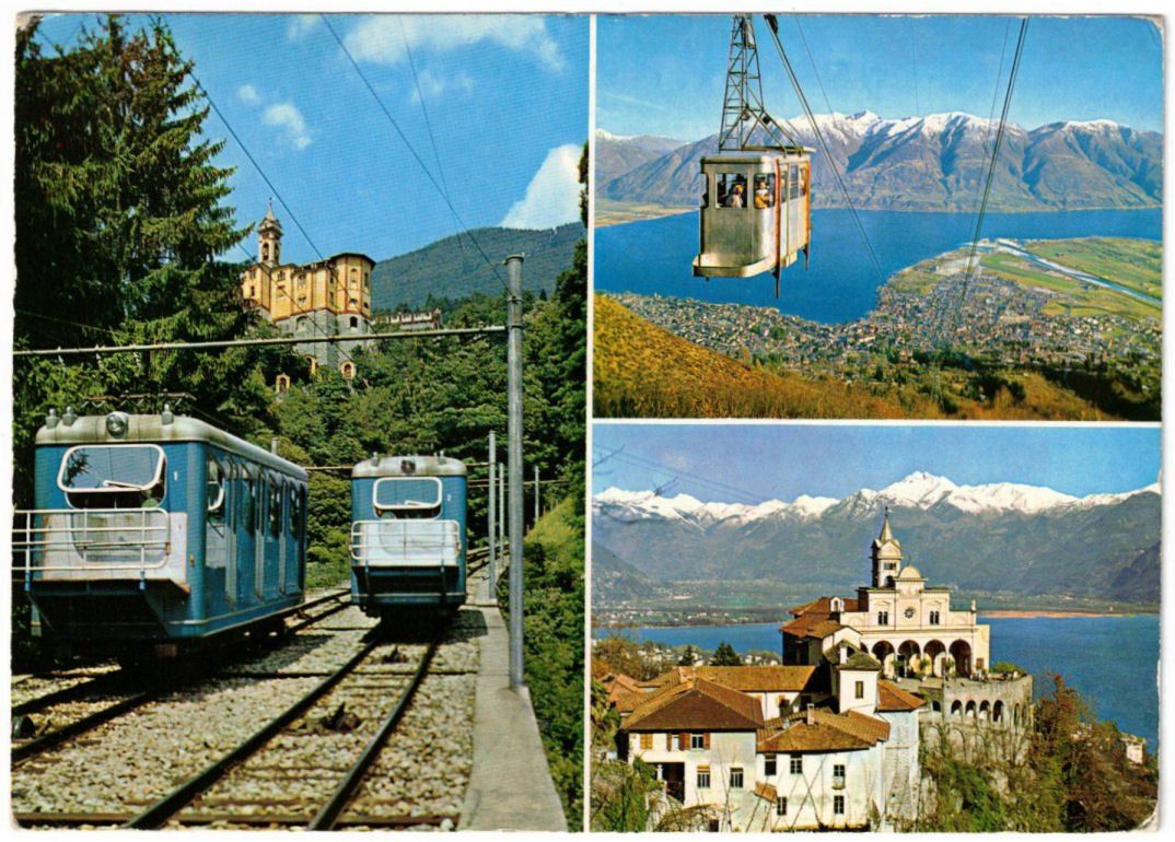 Cartoline postali: Locarno - 3 Bild AK – Usato da Binningen venduto da Mountainrider