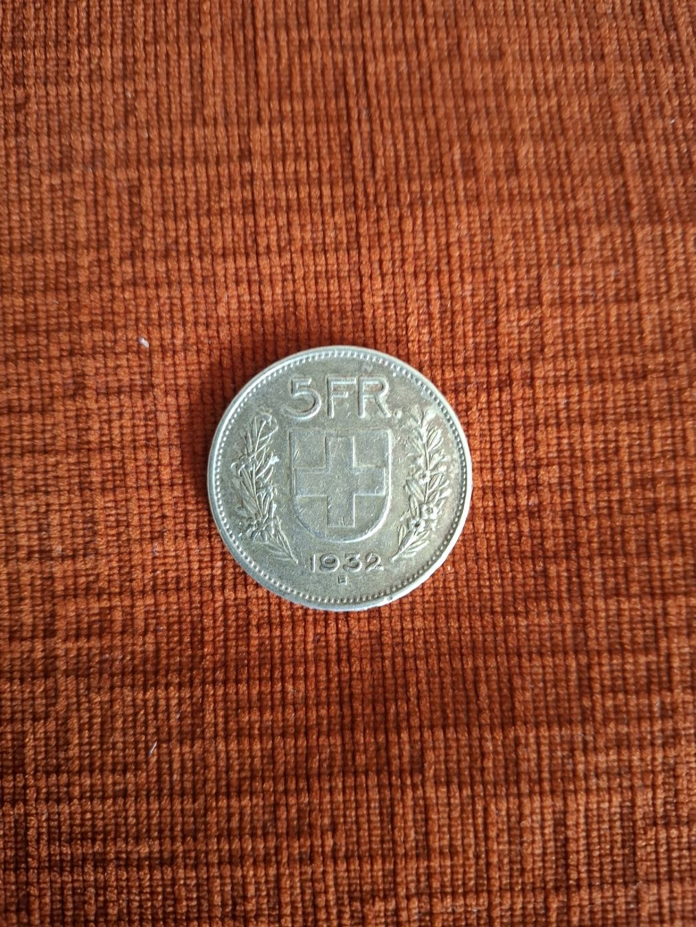 Tutti le monete: Moneta 5 Franchi Svizzera 1932 - argento – Usato da Viganello venduto da sor_dcq8