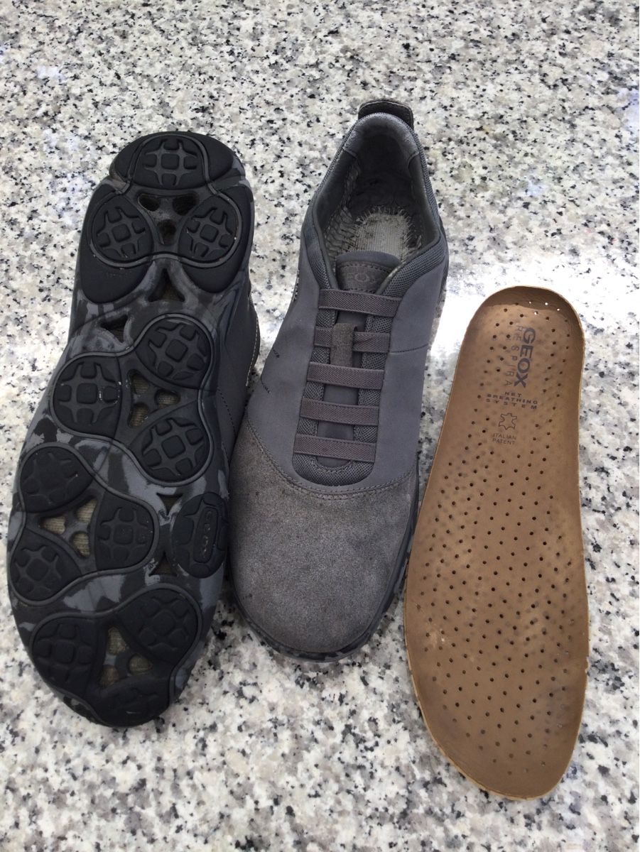 Herrenschuhe: Geox Herren Schuhe, Grau, Grösse 44, – Gebraucht aus Winterthur von Raffi41 2