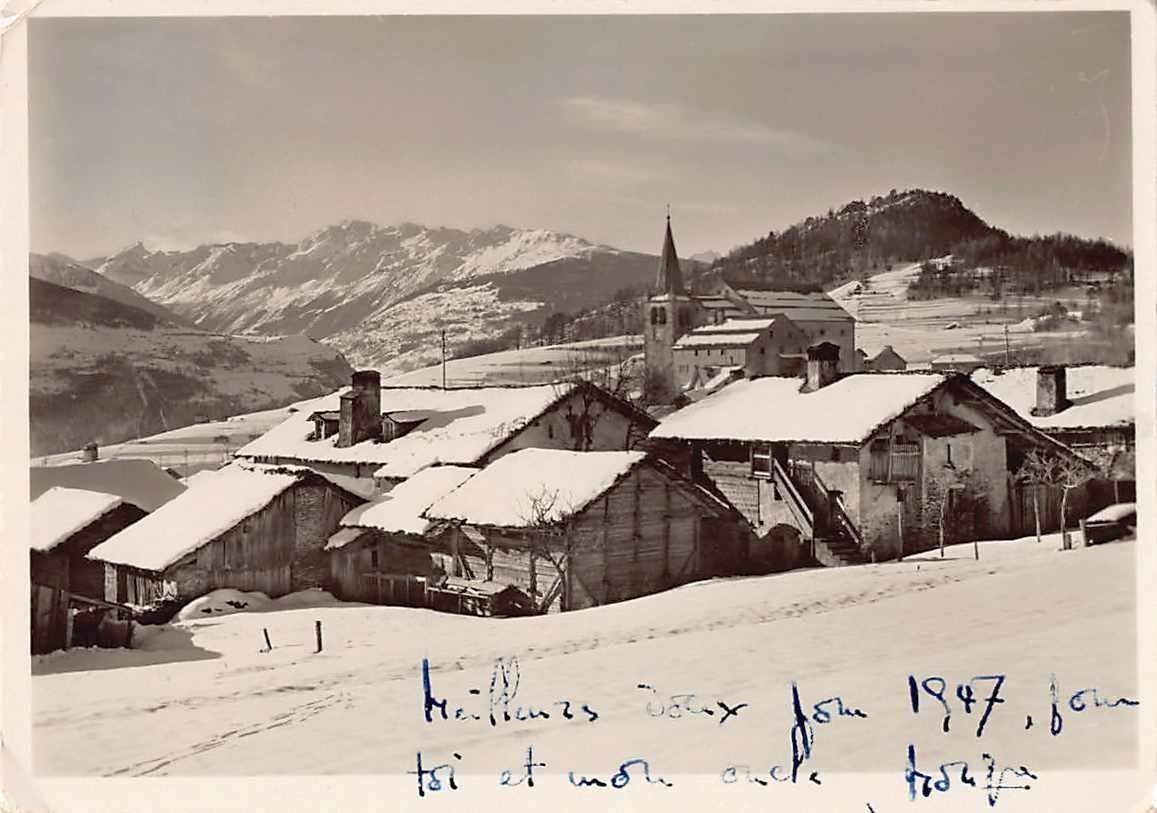 Cartoline postali: GRUSS aus LENS VS - 1947 – Usato da Winterthur venduto da SchatzchischtliWinti