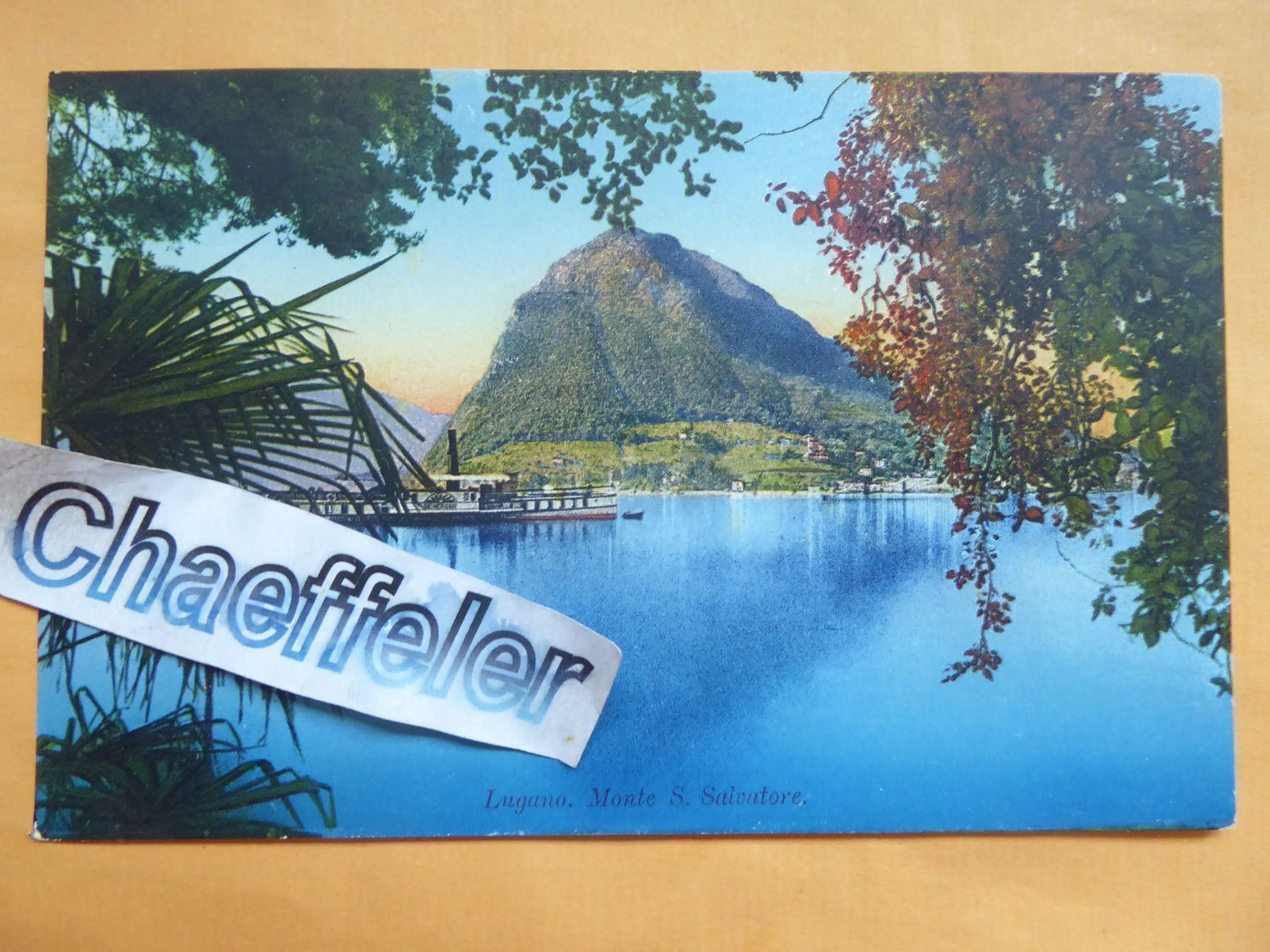 Cartoline postali: 7010  Lugano. Monte S. Salvatore – Usato da Zürich venduto da Chaeffeler