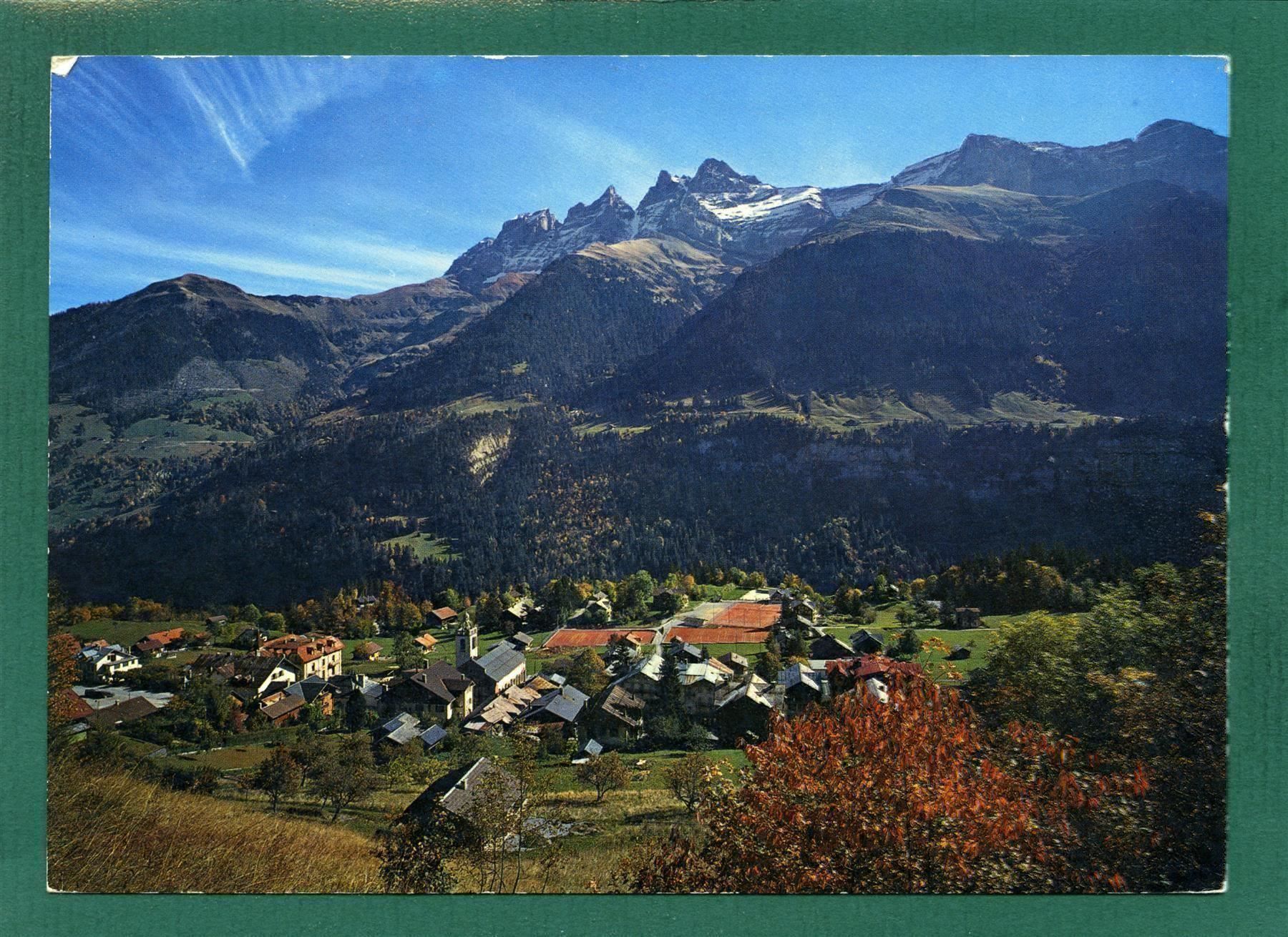 Cartoline postali: Champéry et les Dents du Midi, ungelaufen, Grossformat – Usato da Sargans venduto da Hausi1951