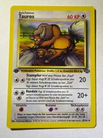 🔬✅ Pokémon Tauros 47/64 1st Dschungel DE PL