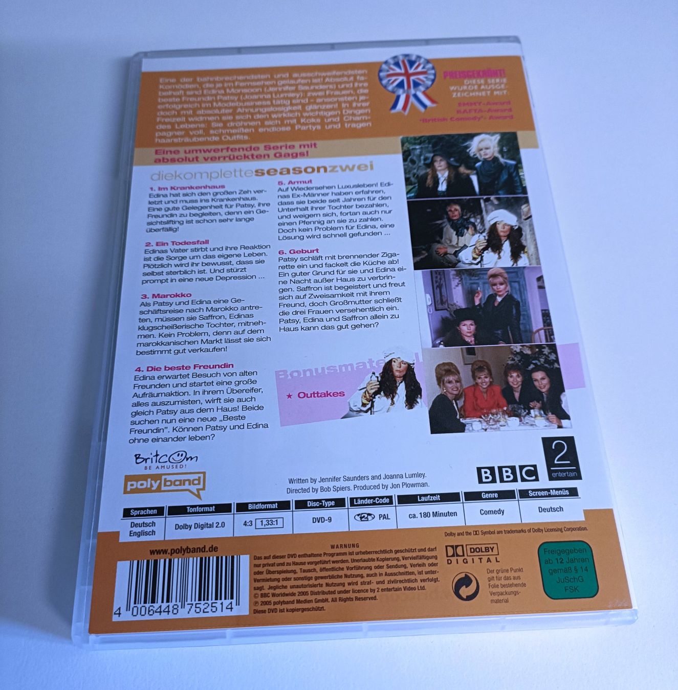 Tous les DVDs: Absolutley Fabulous Staffel 2 – D'occasion à Köniz par Movieportal007 1