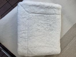 Kuscheldecke Kunstfell Weiss