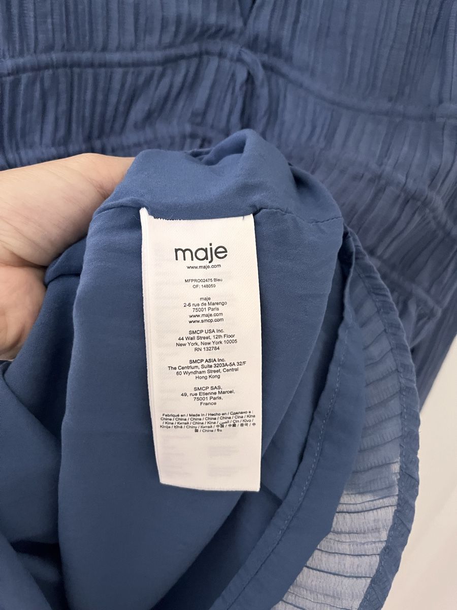 Maje Kleider: Robe Maje bleu taille 34 neuve avec étiquette – Neu (gemäss Beschreibung) aus Givrins von sab_k2f9 3