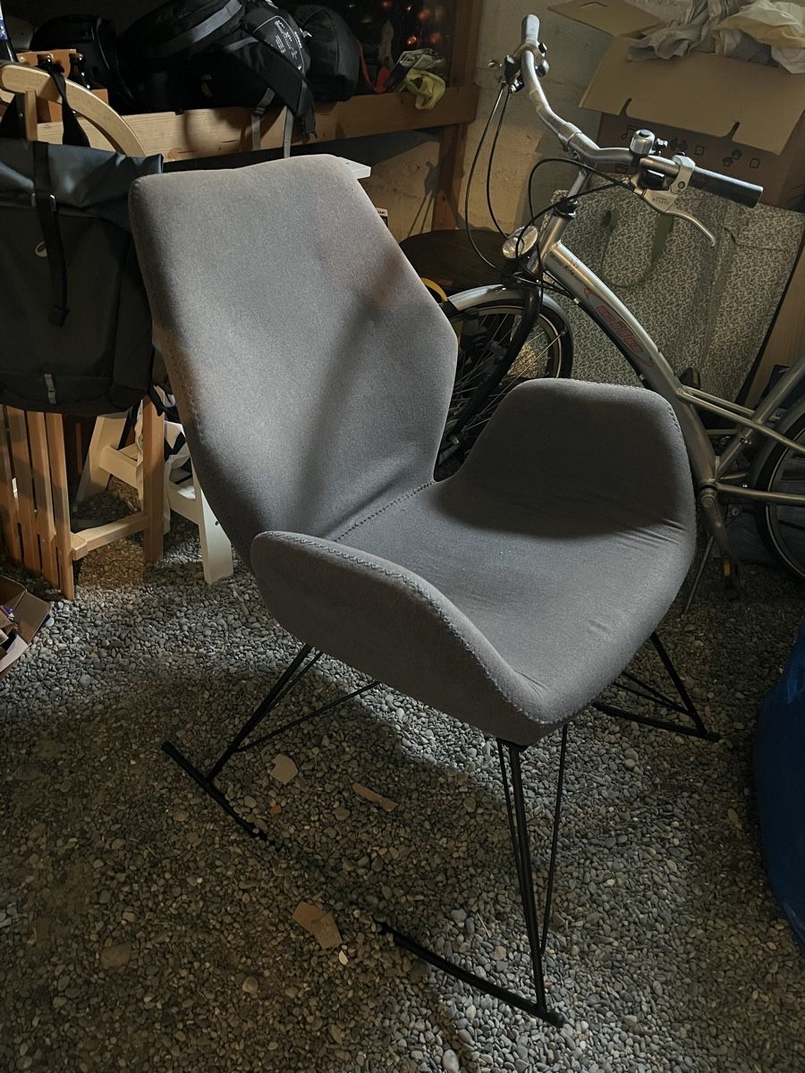 Poltrone: Rocking-chair design gris, confortable – Usato da Bern venduto da Gschaller29