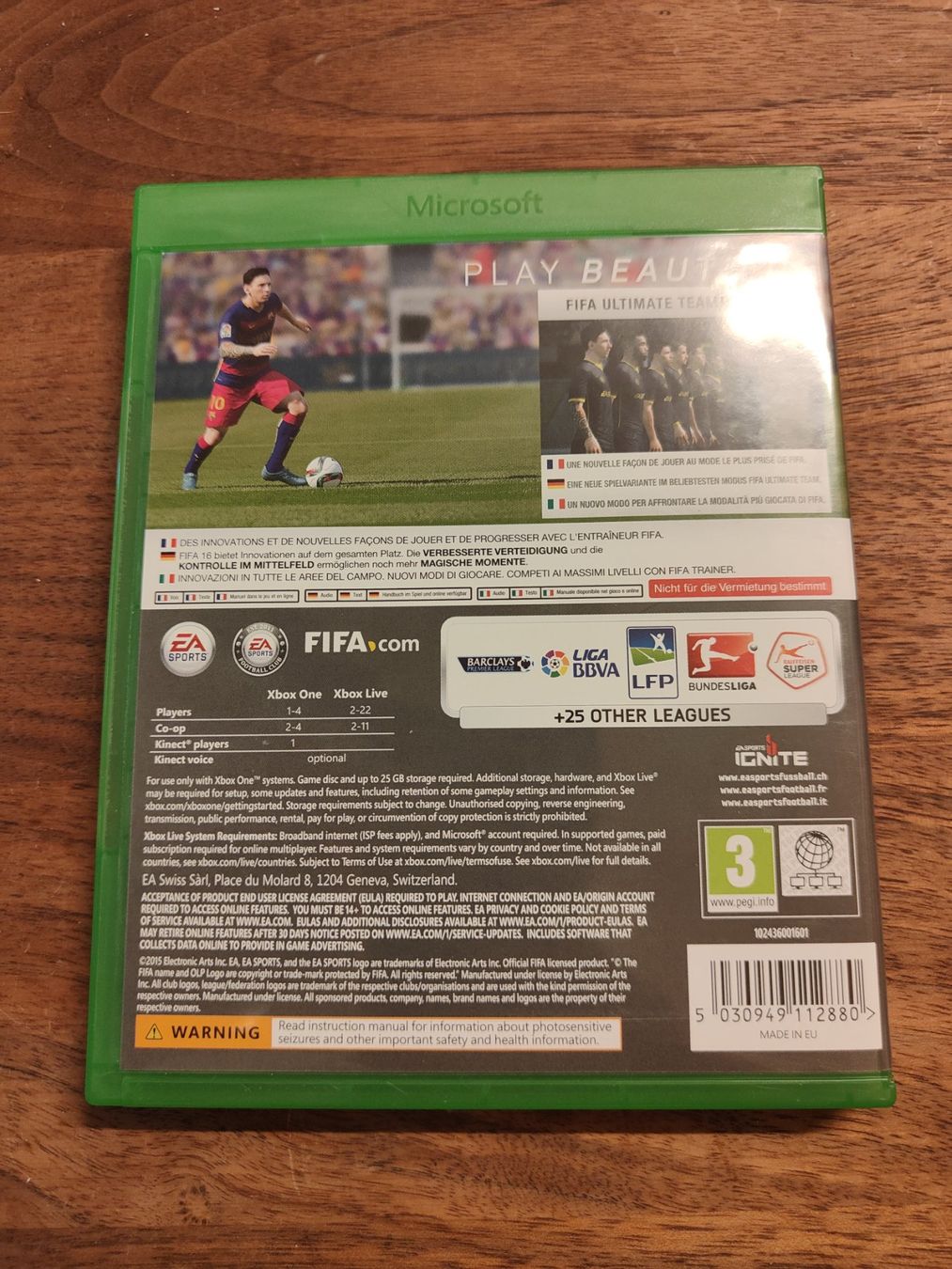Spiele: Xbox one Spiel / Game Fifa 16 – Gebraucht aus Rorschach von TimelessTrading 1