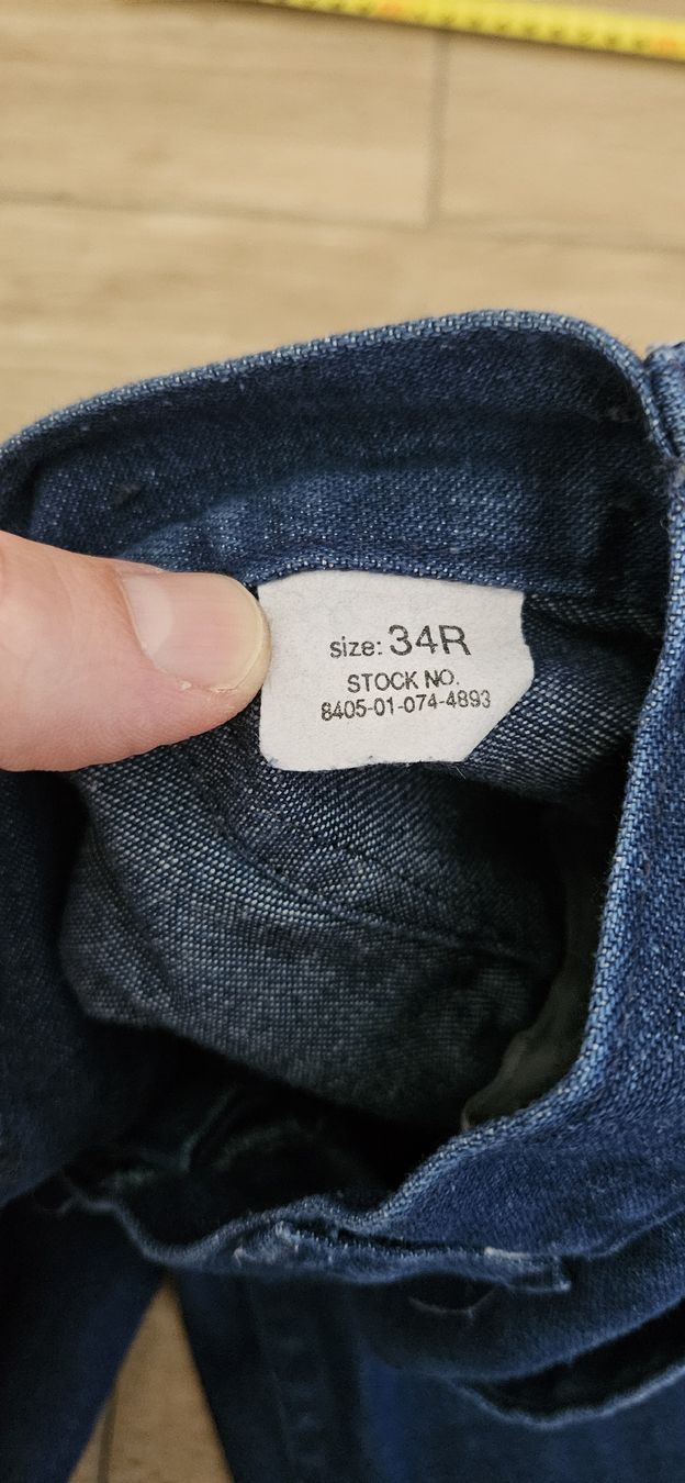 US Army Uniformi: pantalon us navy 90s denim – Usato da Venthône venduto da piz_py9h 2