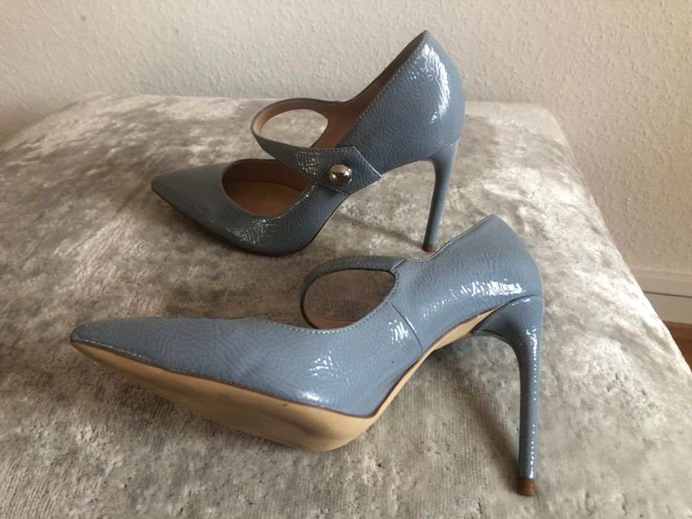 Escarpins bleu ciel zara sale