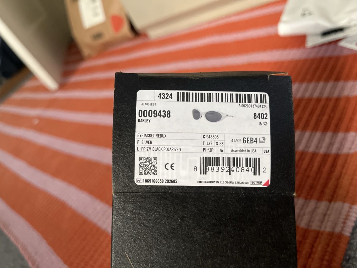Oakley Occhiali & Lenti: Oakley eyejacket silver Sonnenbrille silberfarben – Nuovo e nell'imballaggio originale da Zürich venduto da leonie_shine 1