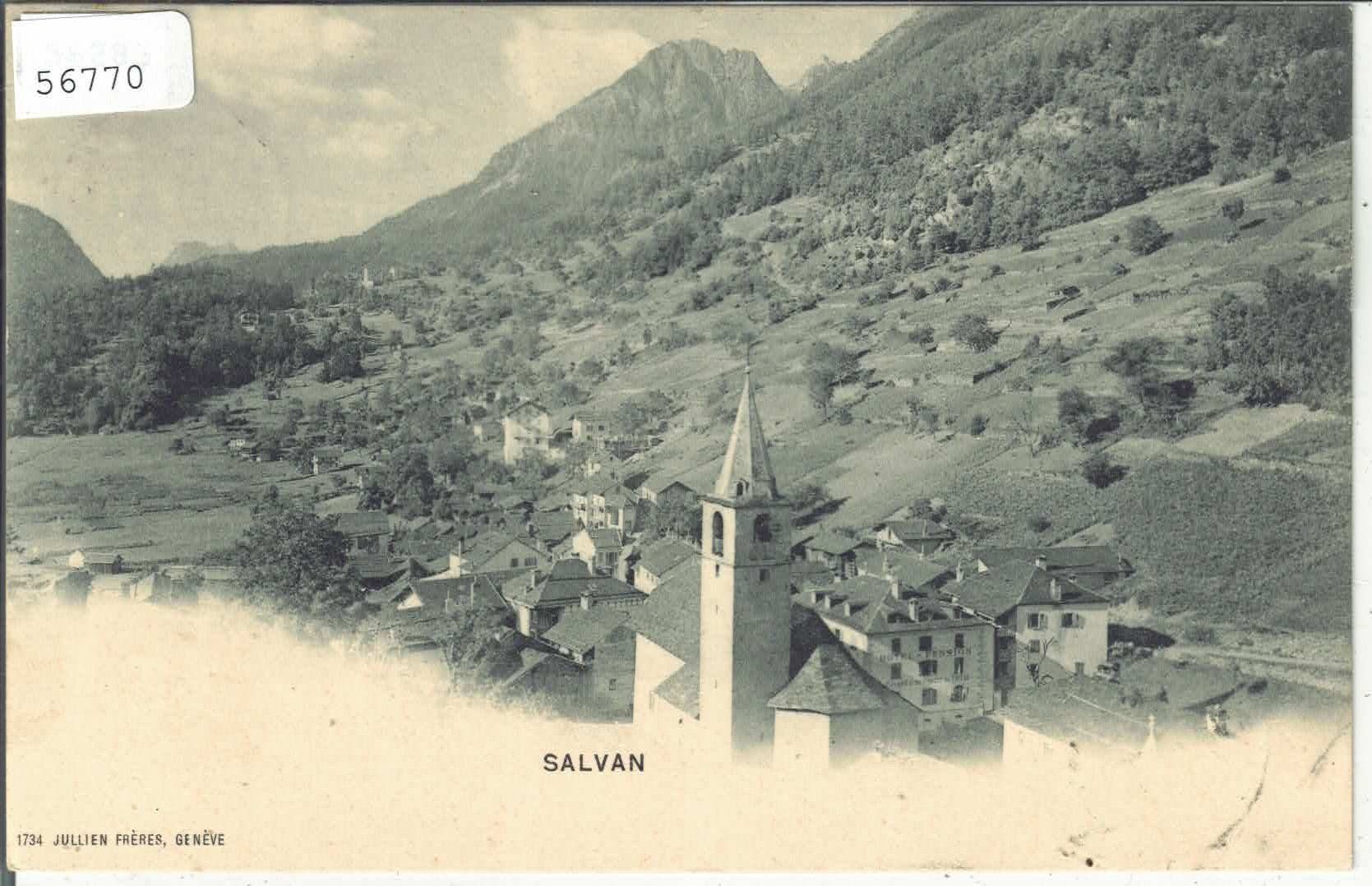 Cartes postales: Salvan - Eglise & Hotels – D'occasion à Ettingen par Kartenplanet