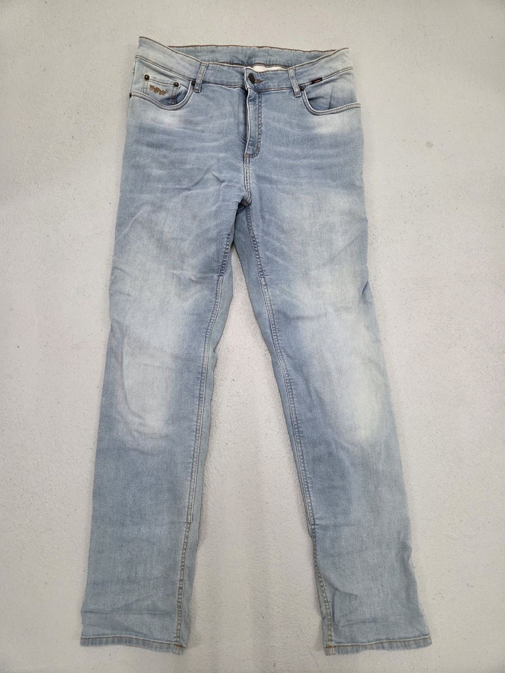 Jeans: RICHA Mottorrad- Jeans, Grösse D32/32, hellblau, ca.8 jährig – Usato da Hinwil venduto da Jessica13