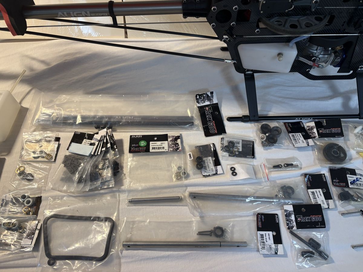 Align RC Modellbau: Très 600 nitro pour pièces – Defekt aus St-George von Naught 5