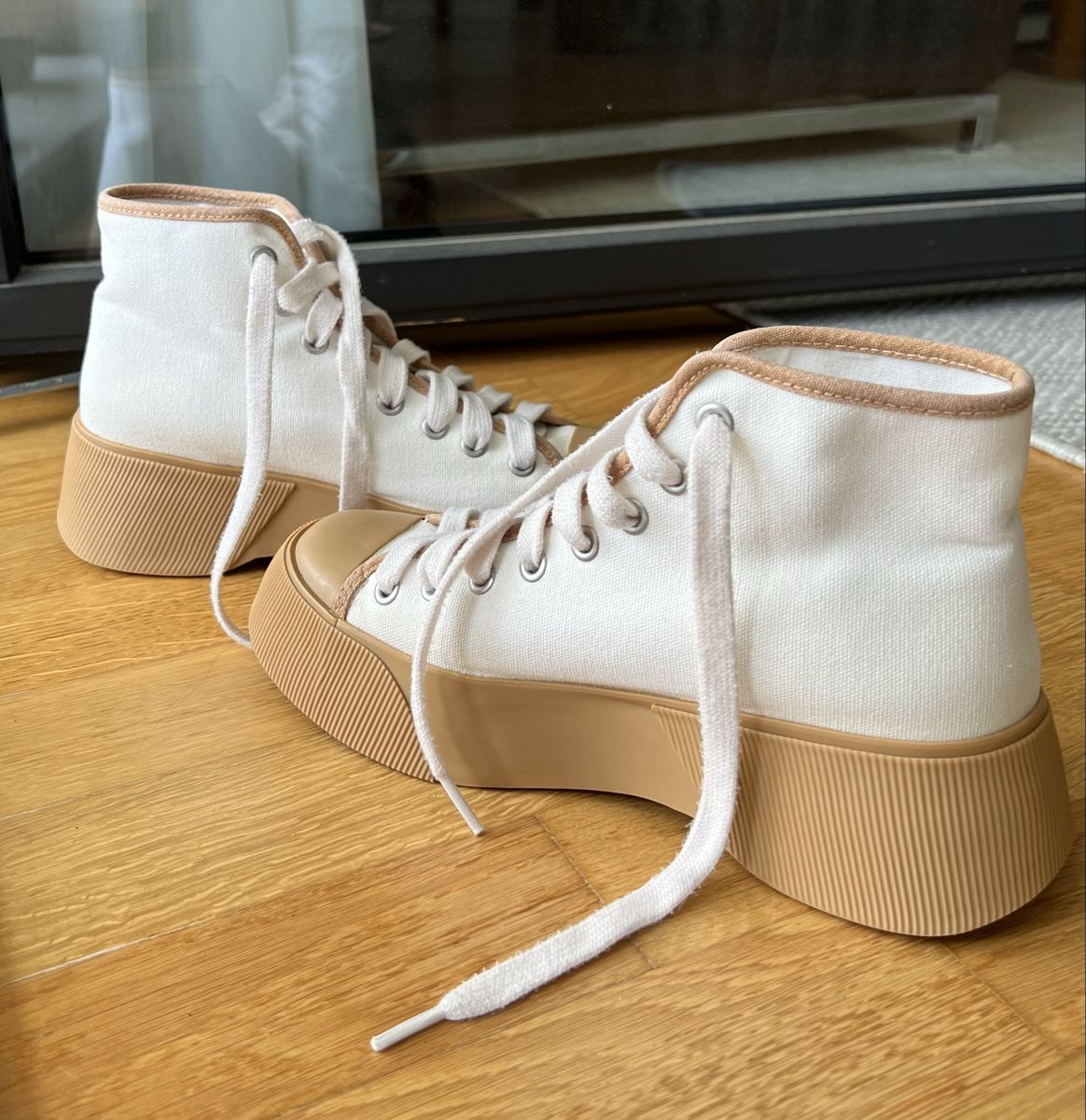 Jw Anderson Damenschuhe: JW Anderson HIGH TOP SNEAKERS – Neu (gemäss Beschreibung) aus Schlieren von tan_5tgy 3