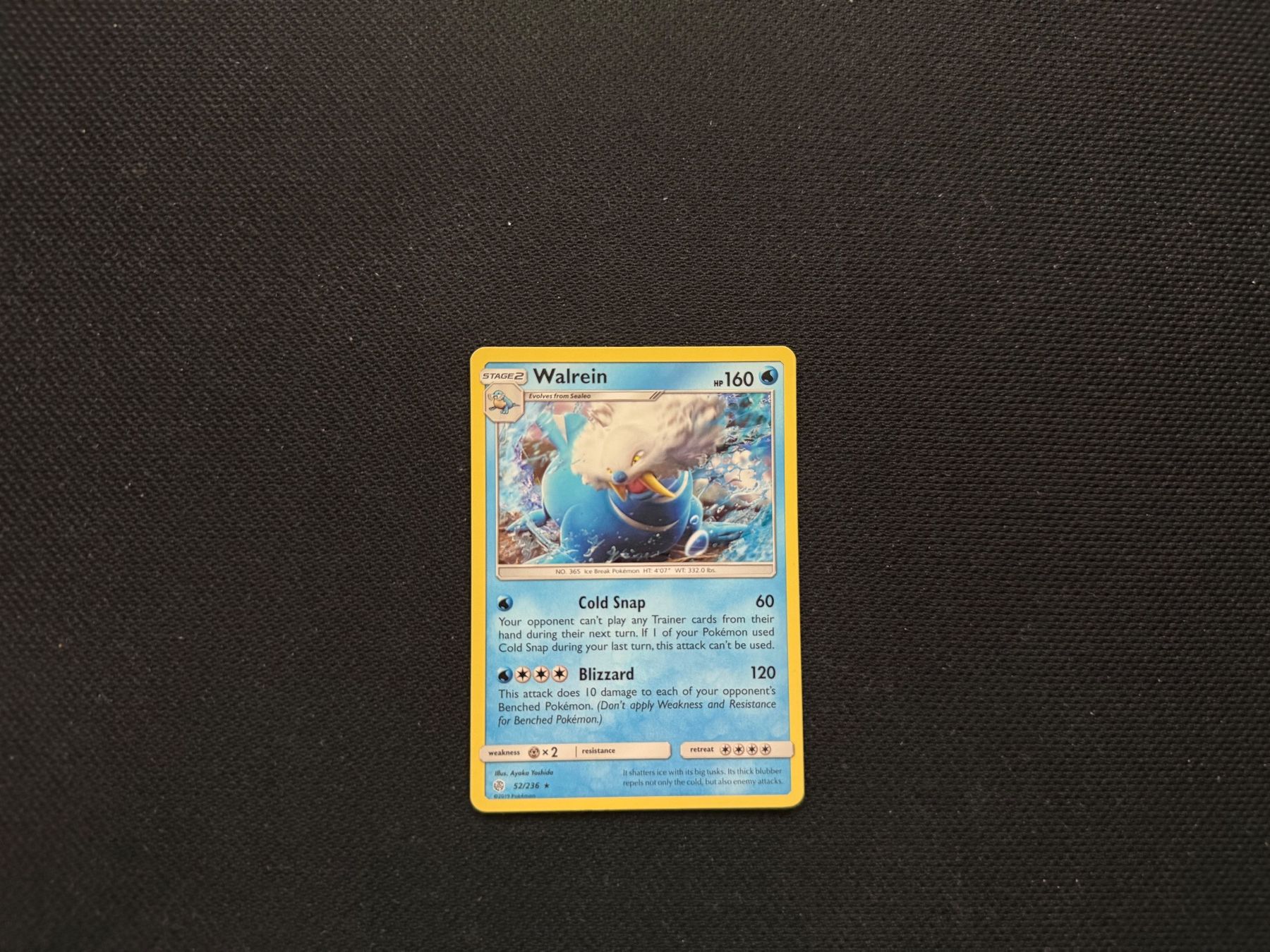 Pokémon Cartes à collectionner: Walrein 52/236 – D'occasion à Zürich par mountainwizard00