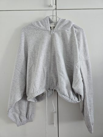 H&M cropped Sweatjacke - Grösse XL