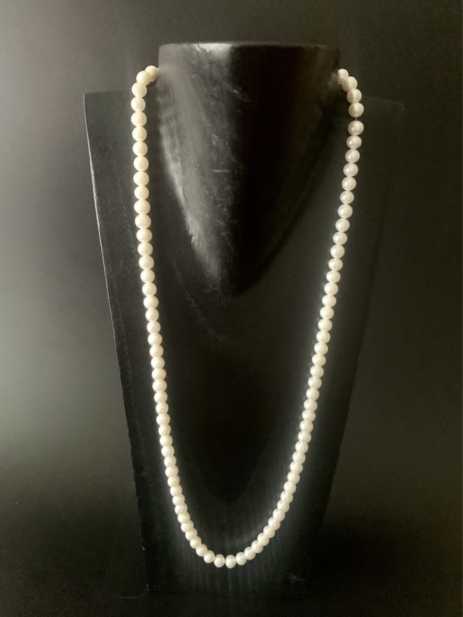 Catenine: Luxuriöse Perlenkette mit Anhänger Silber – Nuovo e nell'imballaggio originale da Rüschlikon venduto da ThereseJewelryDesign 3