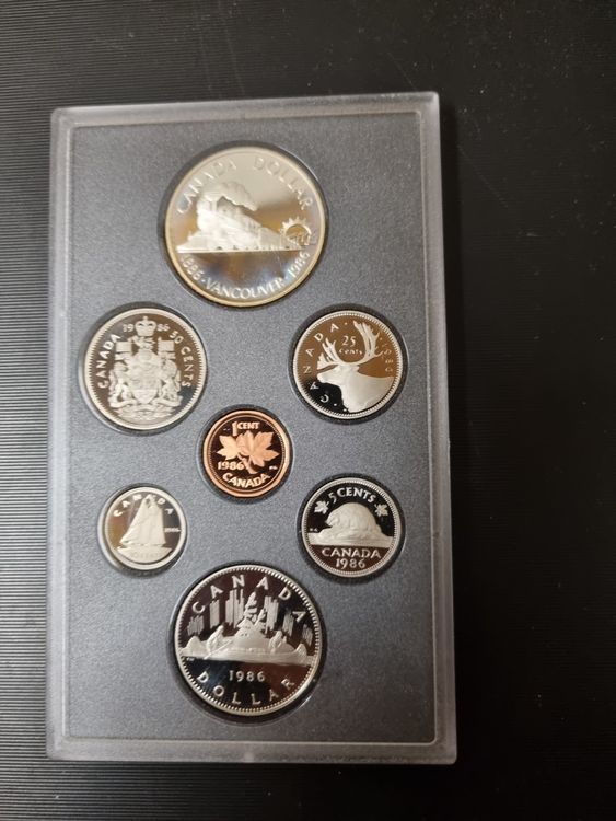 Kanada Münzsatz 1986 PP inkl. Silber Kaufen auf Ricardo