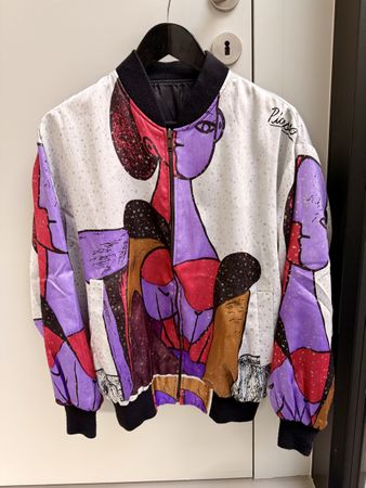 Vintage Picasso Bomber Jacke