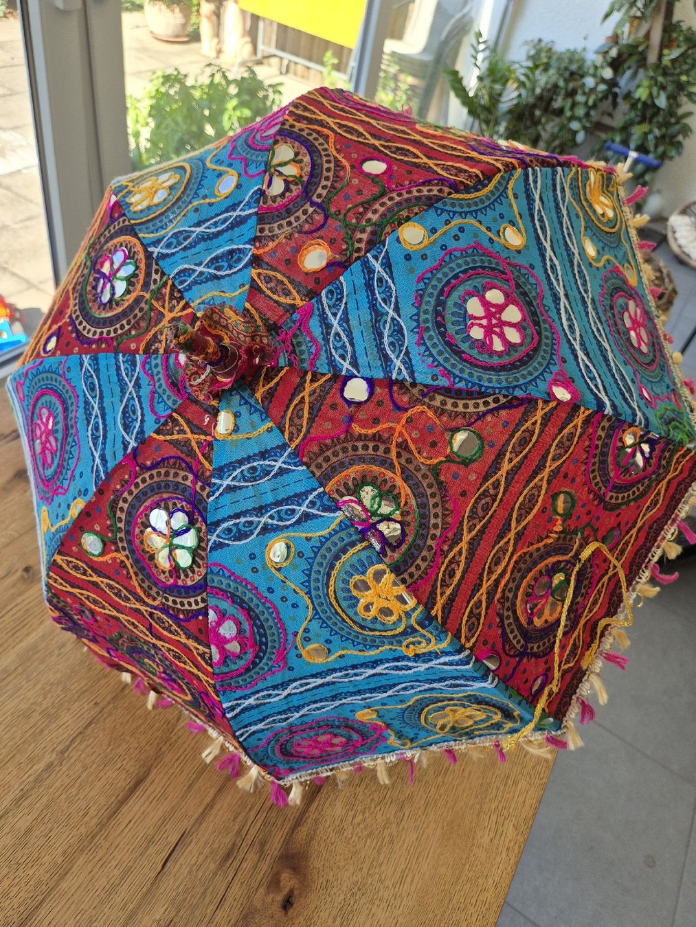 Parasols: Sonnenschirm bunt verziert – D'occasion à Weinfelden par lyd_72sg