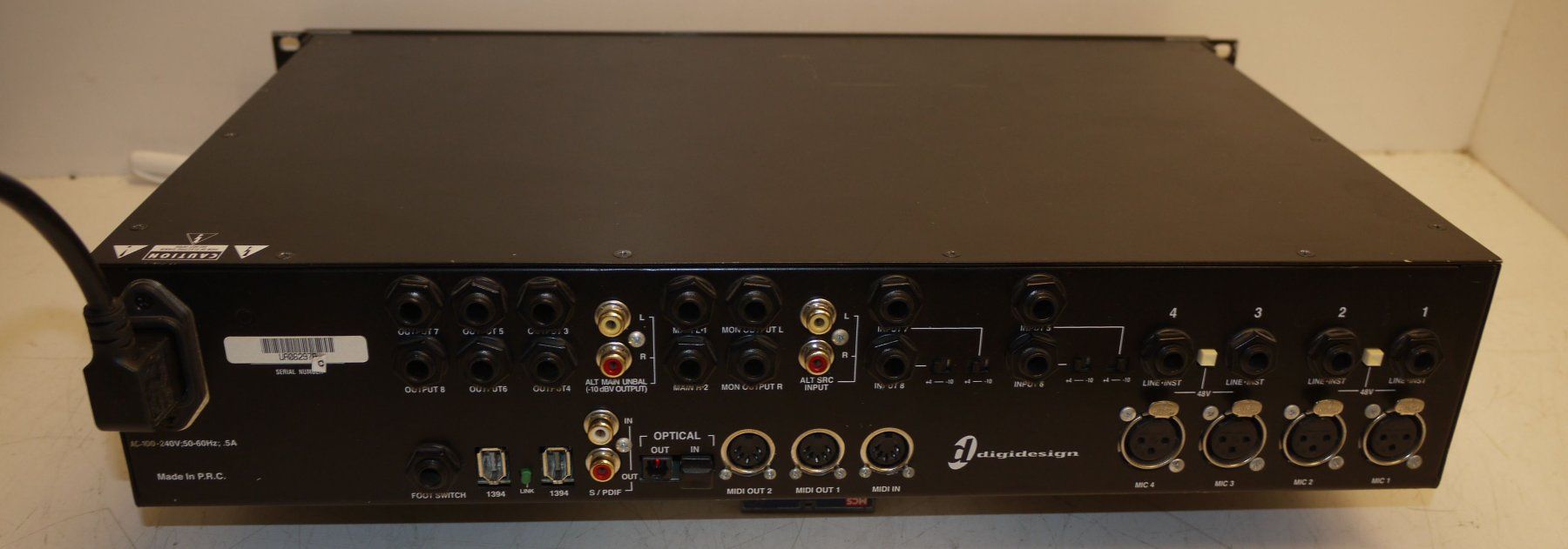 Digidesign Console di mixaggio: Digidesign Digi 002 Rack – Usato da Männedorf venduto da livesteam 2