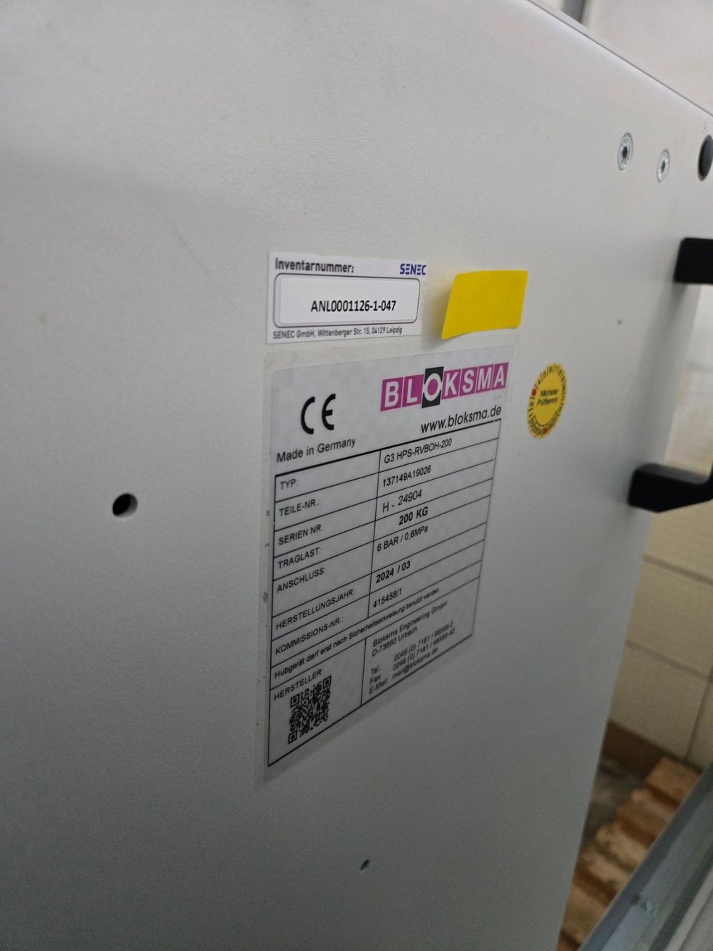 Tutte le macchine: BLOKSMA Hubgeräte -wie neu – Usato da Schaffhausen venduto da ver_fl2g 3