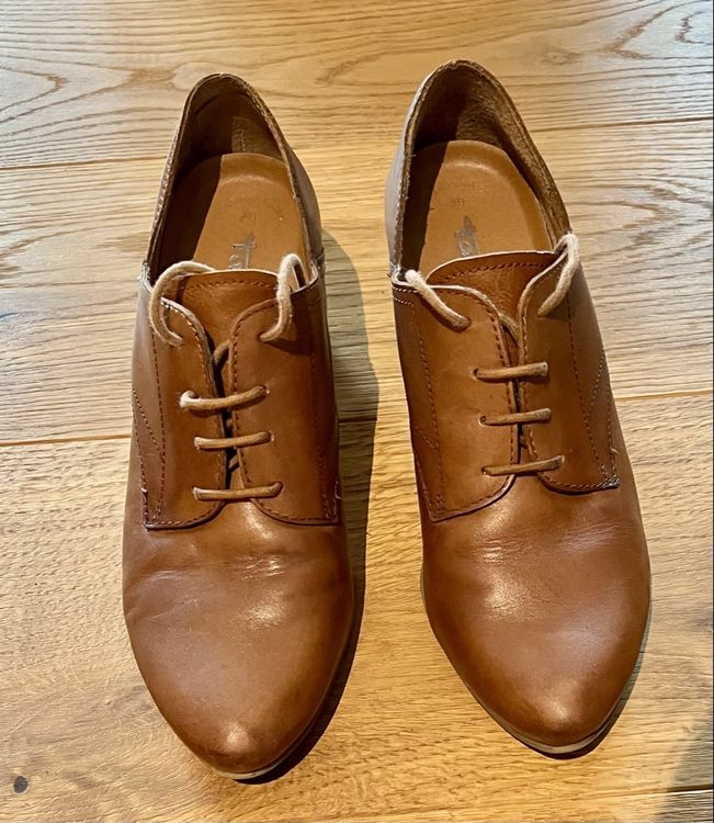 Tamaris Chaussures femmes: Leder-Pumps Tamaris beige – D'occasion à Horw par Nadja041