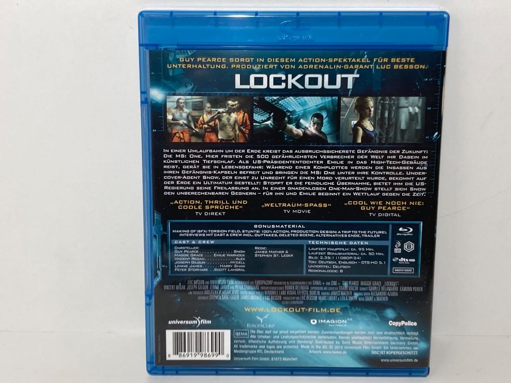 Lockout Blu Ray | Kaufen auf Ricardo