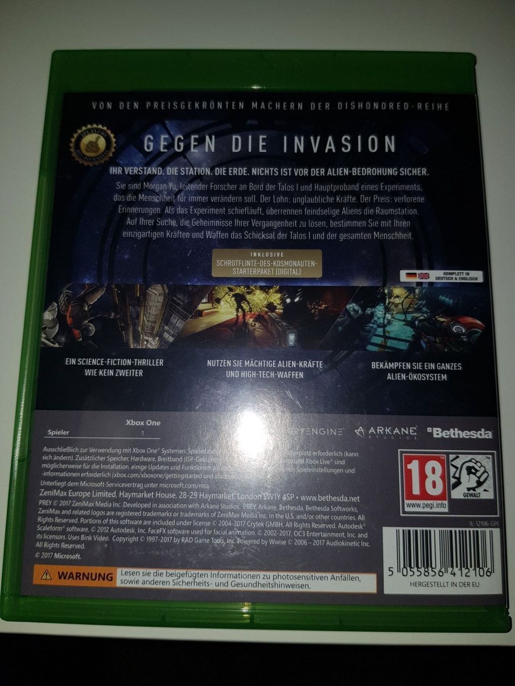 Microsoft Spiele: Prey für XBOX ONE – Gebraucht aus Emmenbrücke von prisan_LU 2