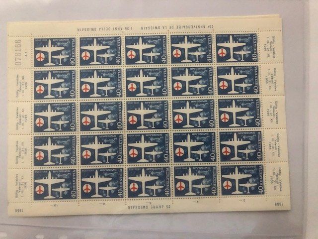 Tous les timbres: Flugpost – Neuf (Voir description) à Menzingen par Wlukas