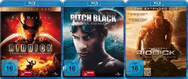 Pitch Black/Riddick Trilogie (2000-13) Vin Diesel/3-Blu-rays