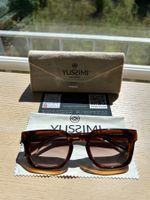 Lunettes de soleil YUSSIMI tortue marron cat eye femme