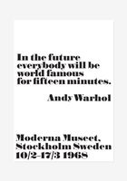 Plakat Andy Warhol - in the future everybody will be famous.
