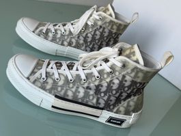 DIOR HOMME B23 Logo Oblique Motiv High Top Sneakers 42