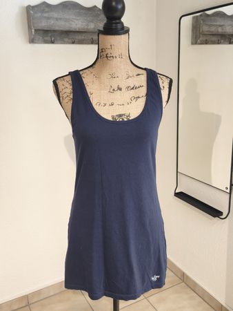 Damen Tanktop marineblau Grösse 40/L guter Zustand